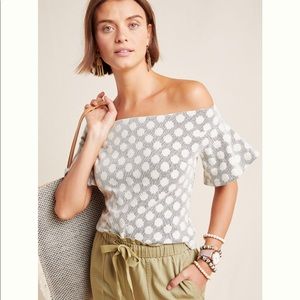 Anthropologie Lyra Off-the-Shoulder Top x-small